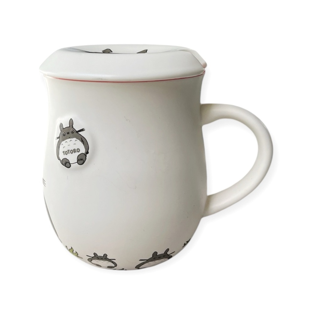 RARE My Neighbor Totoro Ceramic Mugs w/Lid - Picture 3 of 11